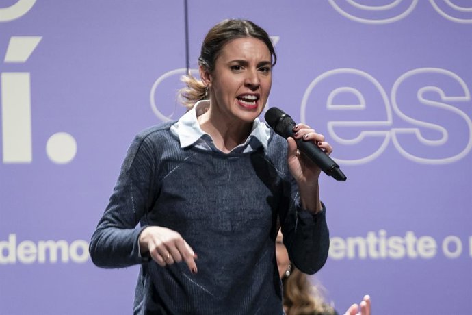 La Ministra d'Igualtat, Irene Montero