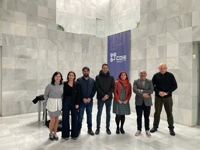 Reunión del PSOE con representantes del comercio y del Ayuntamiento de Granada