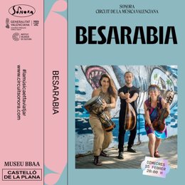 El circuit Sonora porta a Castelló la proposta de música mediterrnia i balcnica de Besarabia