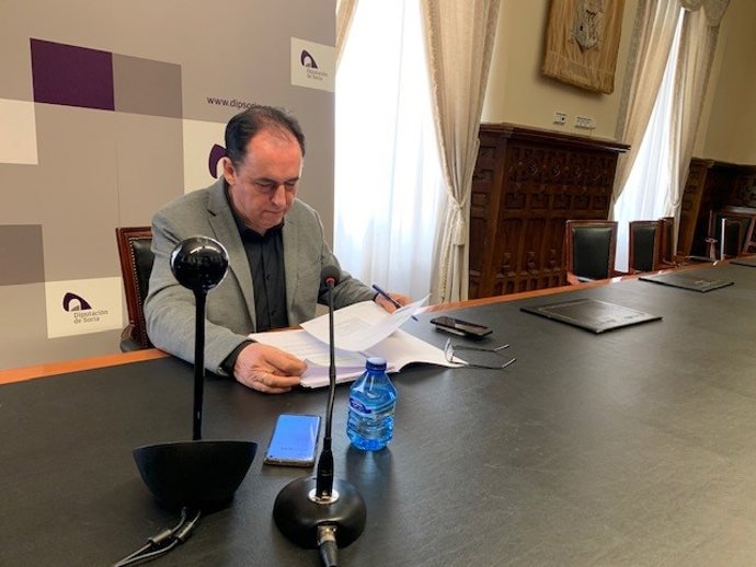 Benito Serrano durante la rueda de prensa.
