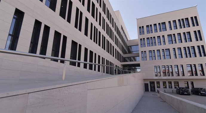 Archivo - Edificio de los nuevos Juzgados de Guadalajara, en Castilla-La Mancha, (España), a 25 de marzo de 2021. El edificio de los nuevos juzgados de Guadalajara será inaugurado oficialmente este jueves, aunque hasta el próximo 9 de abril no comenzará