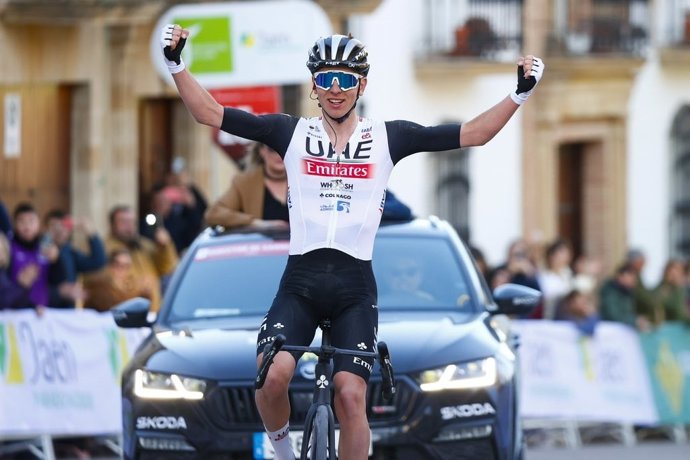 El ciclista esloveno Tadej Pogacar (UAE Team Emirates) gana la segunda edición de la Clásica Jaén Paraíso Interior
