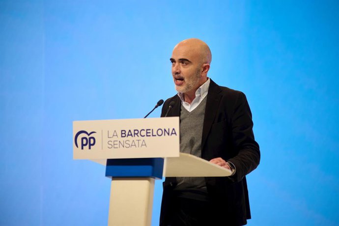 El candidat del PP a l'alcaldia de Barcelona, Daniel Sirera