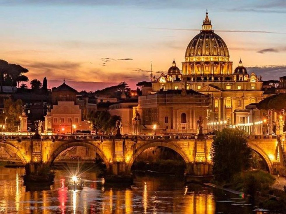 Vista del Vaticano.