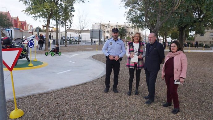 Villalobos con la alcaldesa de Castilleja