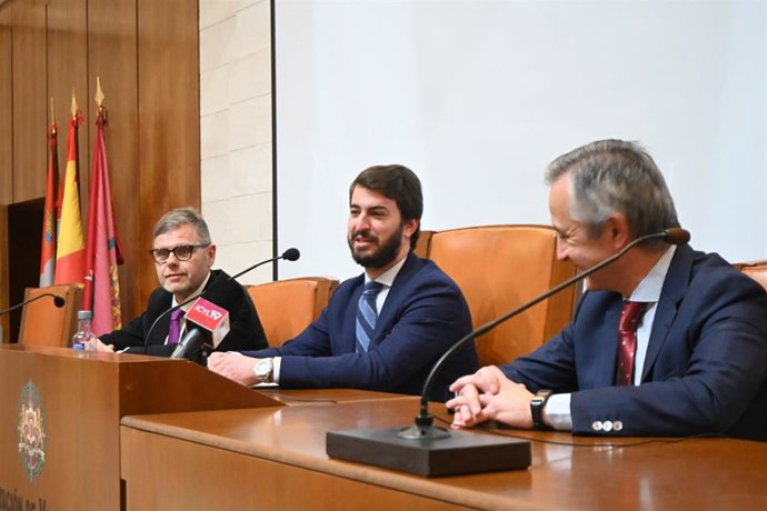 García-Gallardo, durante su intervención.