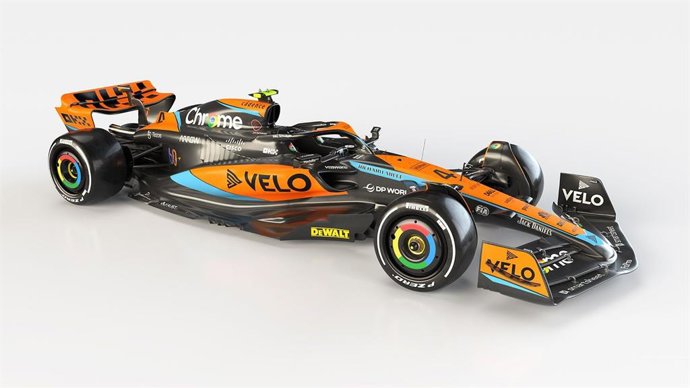 Imagen del MCL60 de McLaren para el Mundial de Fórmula 1 de 2023
