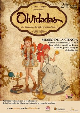 El Museo de la Ciencia de Valladolid acoge este viernes la obra de teatro 'Olvidadas' de Libera Teatro 