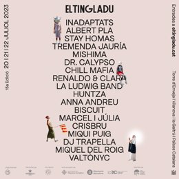 Cartell del festival El Tingladu 2023