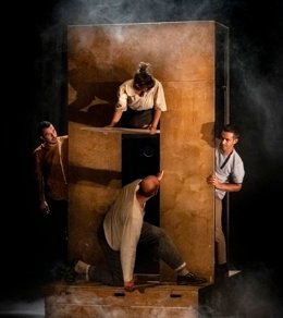 Imagen de la representación del montaje de circo 'Nuye', que llega este domingo al Auditorio Ciudad de León.