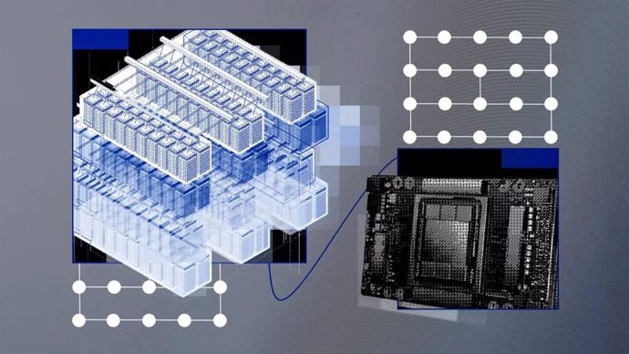 Vela, la primera supercomputadora nativa de la nube optimizada para IA desarrollada por IBM.