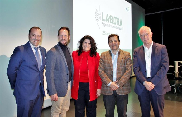 Acto por el 25 aniversario del Programa Labora de la Fundación Diagrama en el CaixaForum de Sevilla.