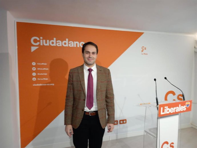 El candidato de Cs a la Presidencia de La Rioja, Ángel Daniel Íñiguez,