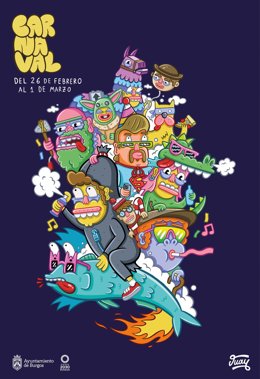 Cartel del Carnaval de Burgos.