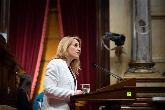 La consellera d'Economia i Hisenda de la Generalitat, Natlia Mas