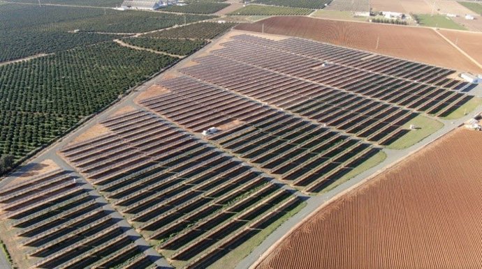 La planta de energía solar fotovoltaica de la Comunidad de Regantes del Valle Inferior del Guadalquivir se ubica en el término municipal de Carmona, en Sevilla.