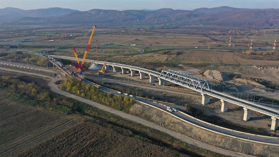 Obras en el corredor ferroviario paneuropeo IV