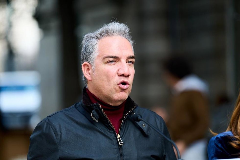 El coordinador general del PP y director de campaña del 28M, Elías Bendodo, en Santander
