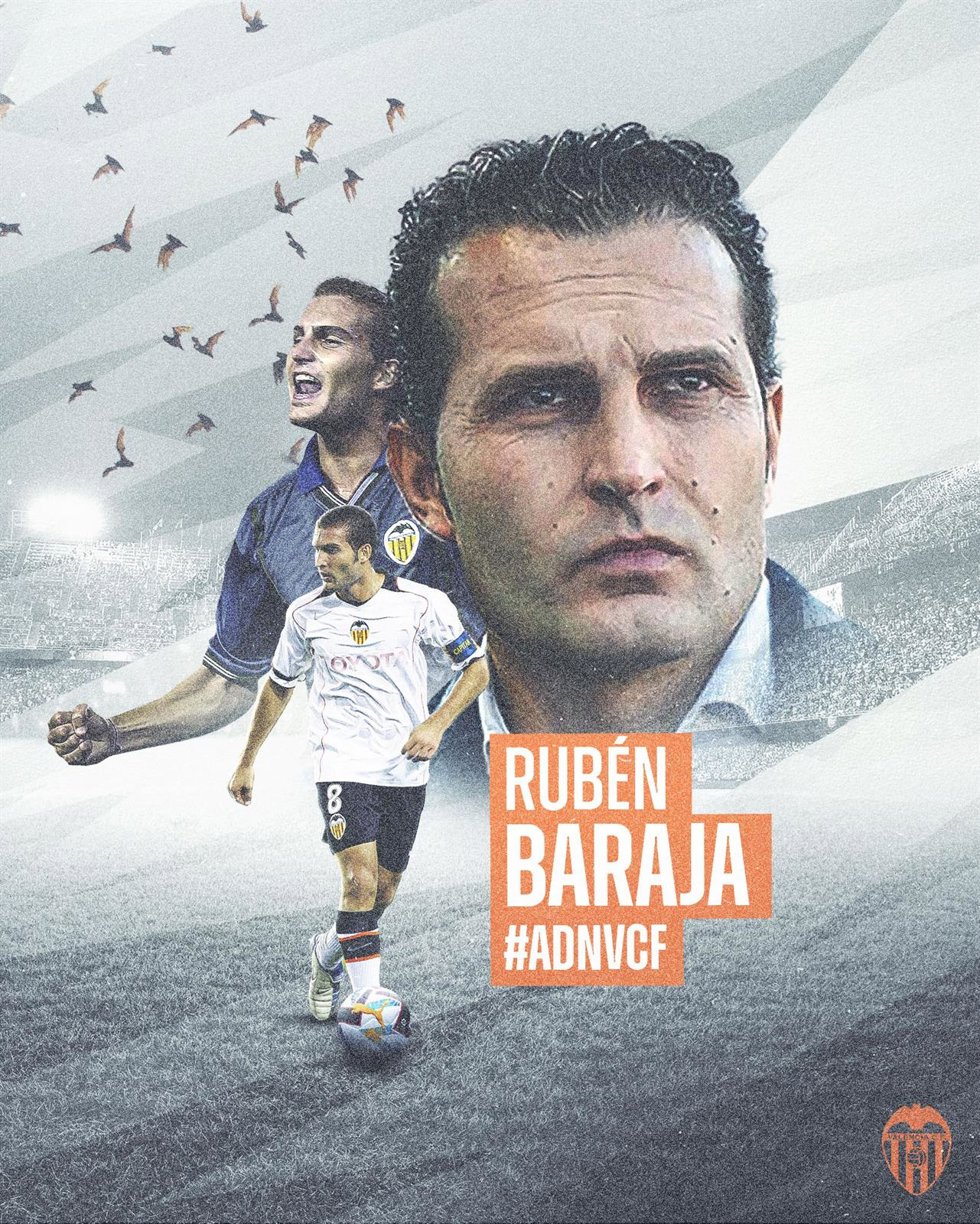 Archivo - Rubén Baraja, nuevo entrenador del Valencia