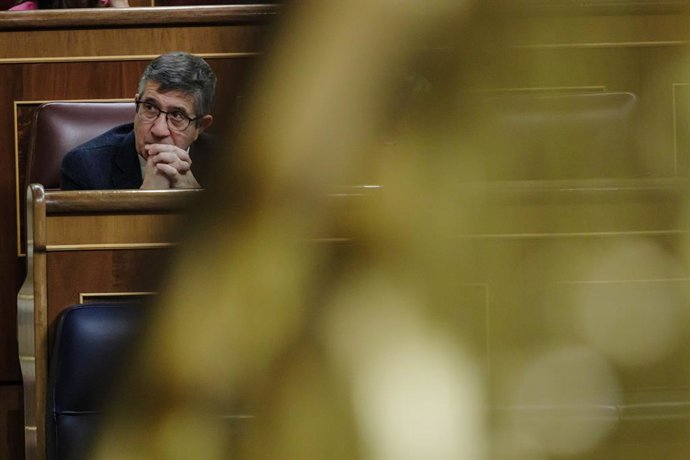 El portavoz del PSOE en el Congreso de los Diputados, Patxi López.