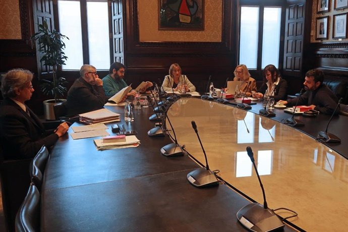 Reunió de la Mesa del Parlament