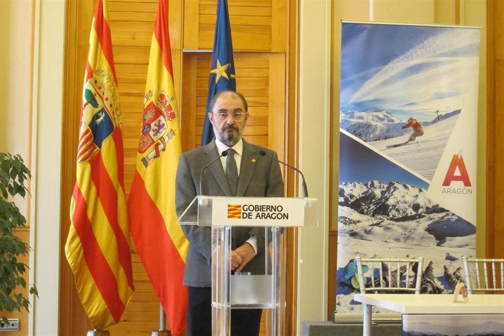 El presidente de Aragón, Javier Lambán.