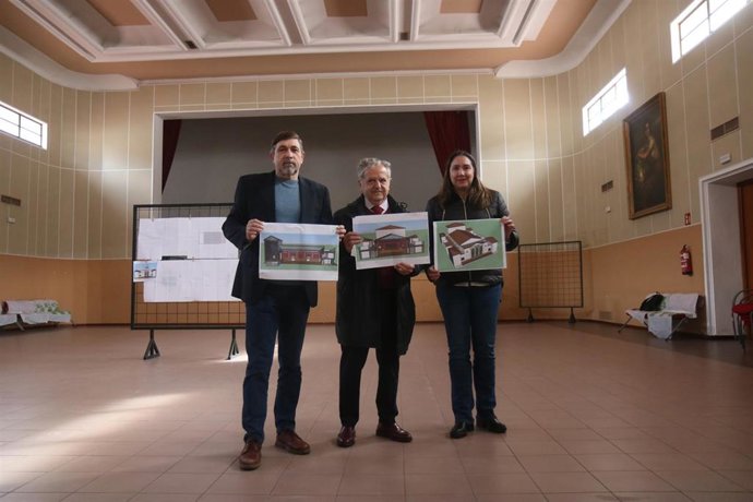 Salvador Fuentes, María Luisa Gómez Calero y José Luis Chofles.