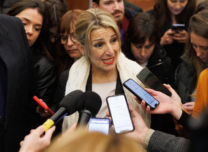 La vicepresidenta segunda y ministra de Trabajo y Economía Social, Yolanda Díaz, en una imagen de archivo.