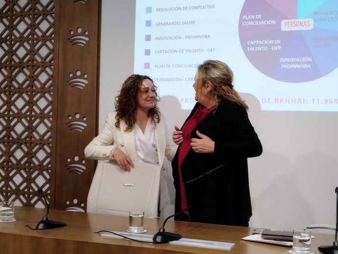 Presentación de los ejes y programas para 2023 del Área de Recursos Humanos de la Diputación de Badajoz.