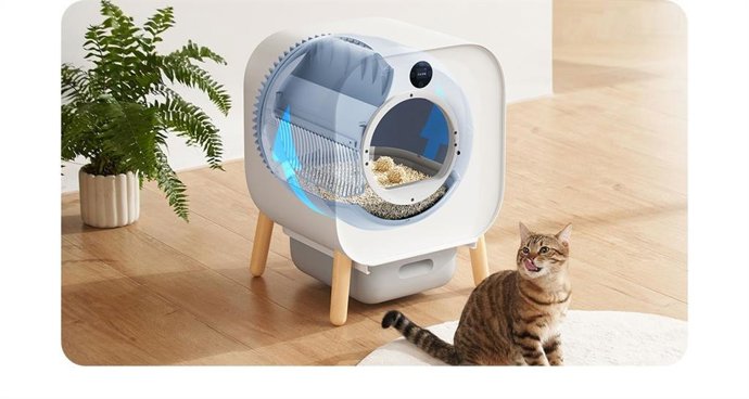 La caja de arena para gatos inteligente Xiaowan.