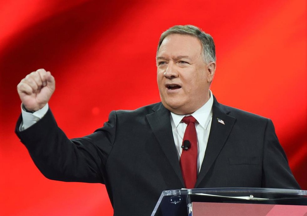 Archivo - El exsecretario de Estado de Estados Unidos Mike Pompeo