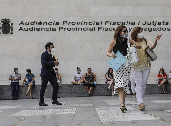 Archivo - Fachada de la Ciudad de la Justicia