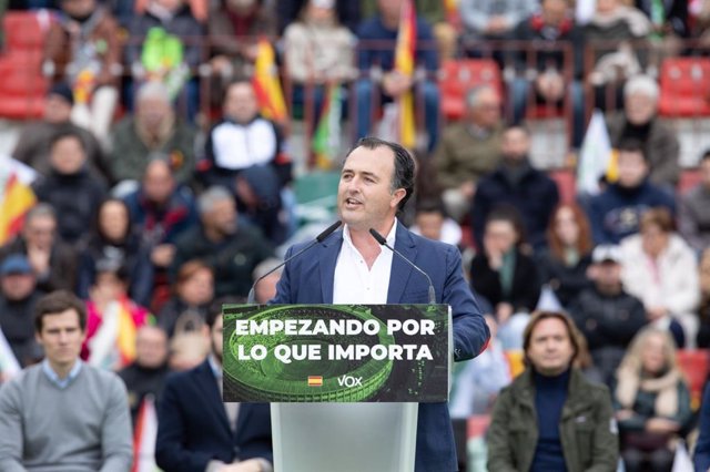 El candidato de Vox a la Presidencia de Castilla-La Mancha, David Moreno
