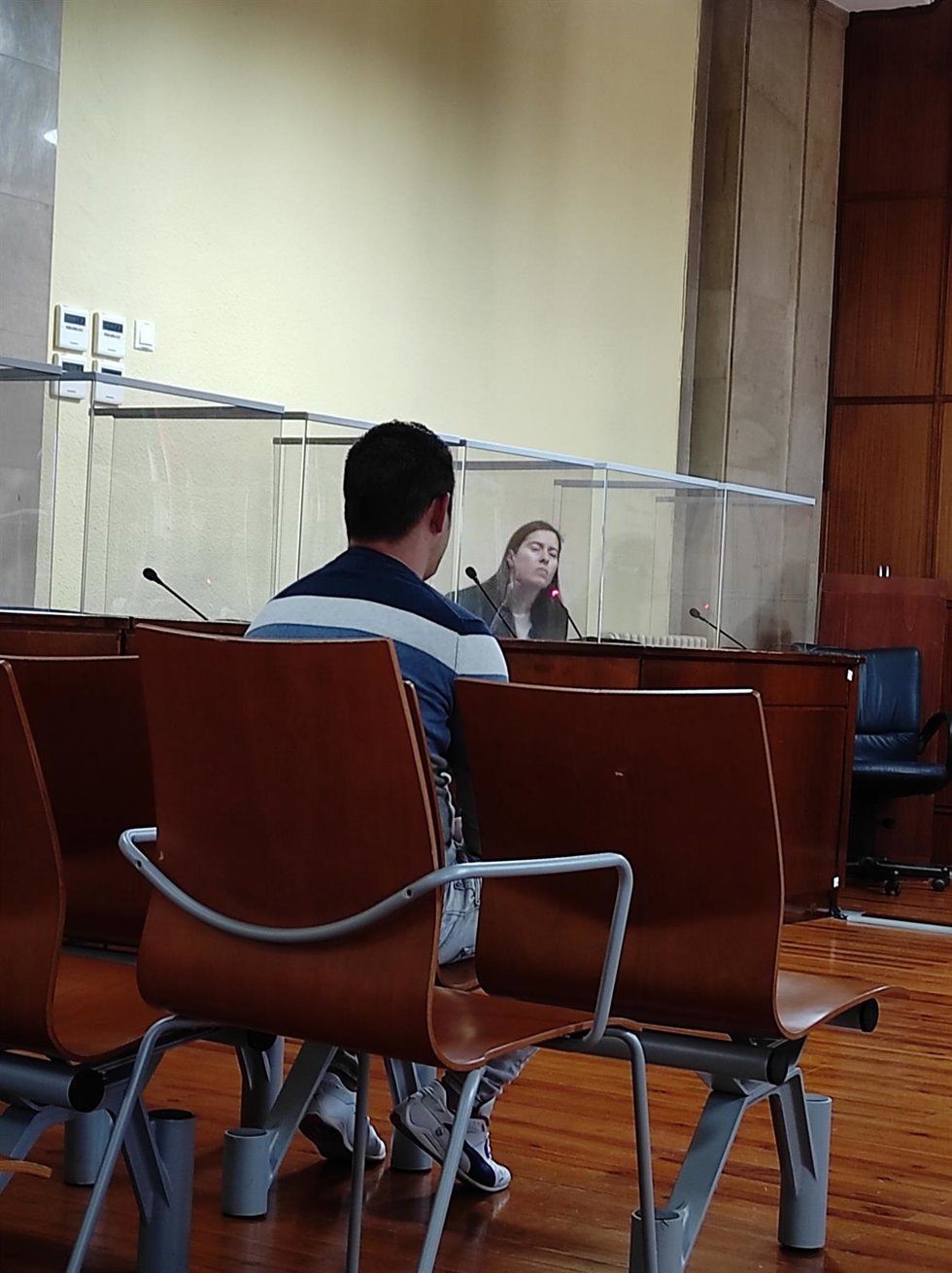 El acusado, ahora condenado, durante el juicio/Archivo