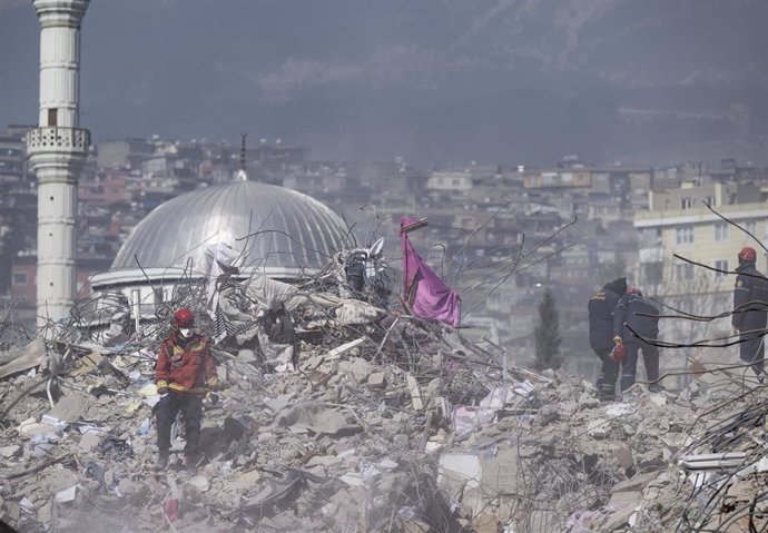Daños materiales por el terremoto en la provincia de Kahramanmaras, situada en el sur de Turquía