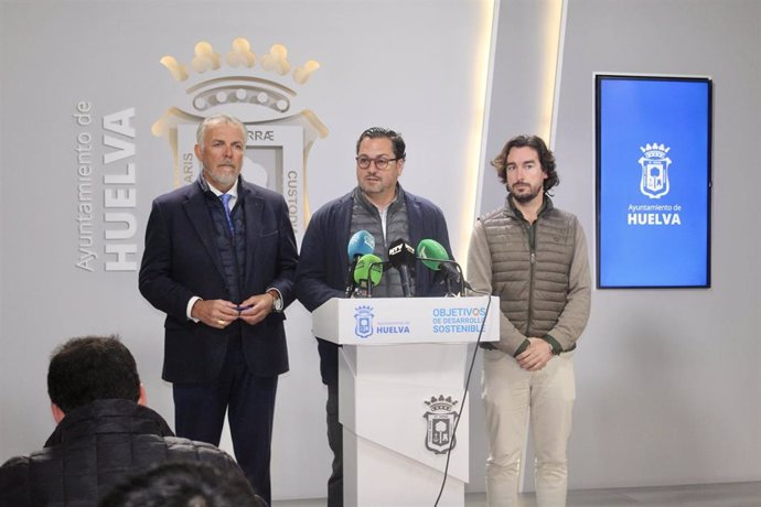 Concejales del PP en el Ayuntamiento de Huelva.