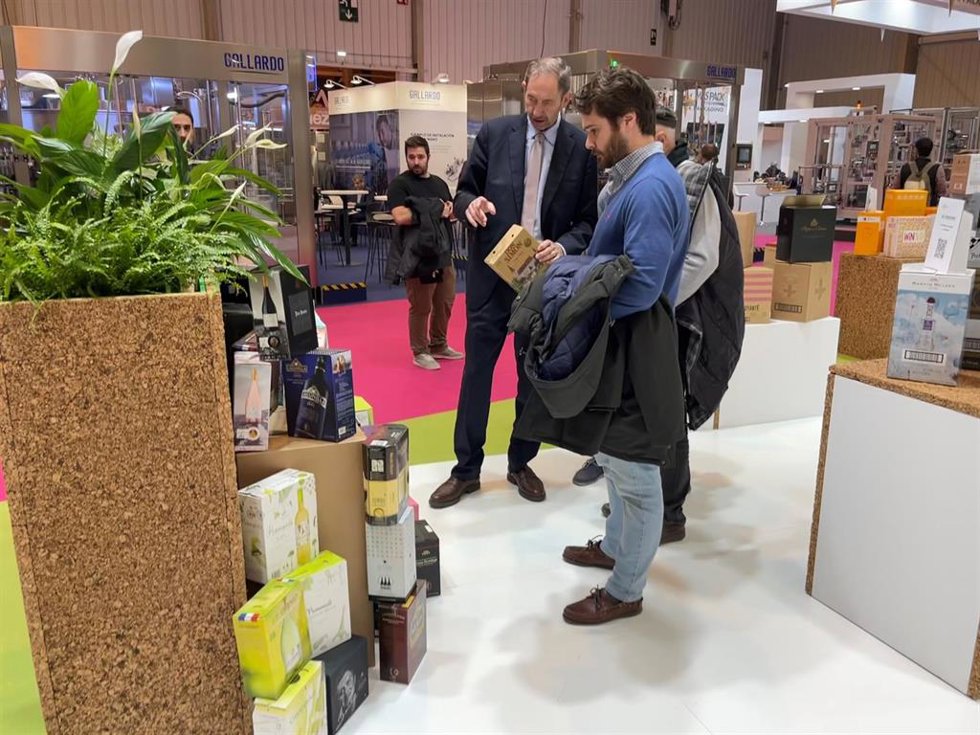Saica Pack presenta en ENOMAQ 2023 embalaje de calidad para dar valor al vino, en Feria Zaragoza.