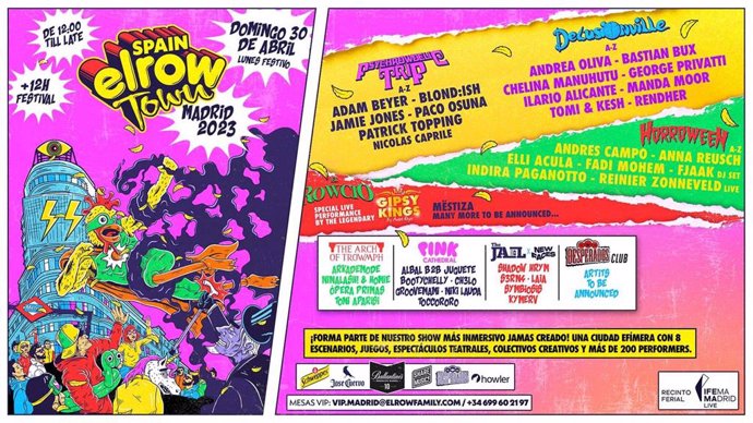 Cartel elrow town