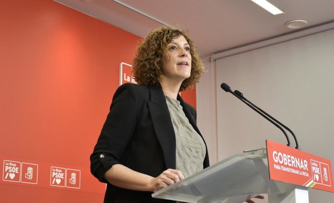 Archivo - La secretaria de organización del PSOE La Rioja, María Marrodán