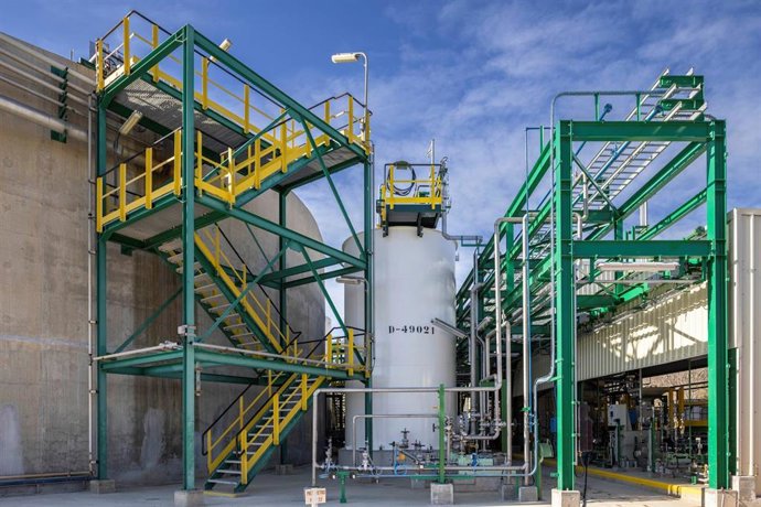 La nueva planta de tratamiento de agua del complejo industrial de Repsol en Tarragona