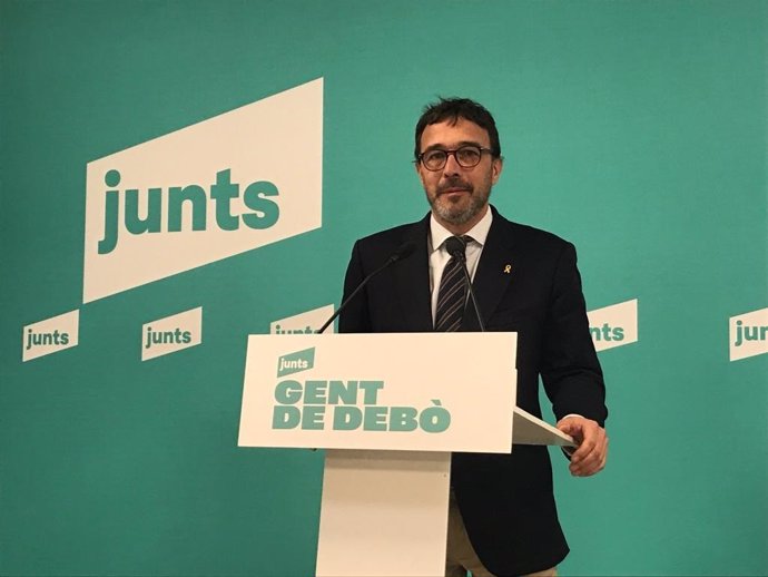 Archivo - El portaveu de Junts, Josep Rius