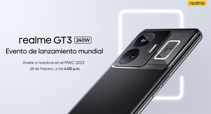 El móvil realme GT3