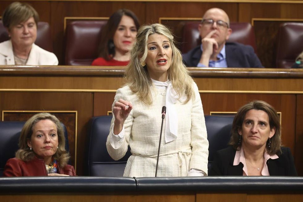 La vicepresidenta segunda y ministra de Trabajo y Economía Social, Yolanda Díaz