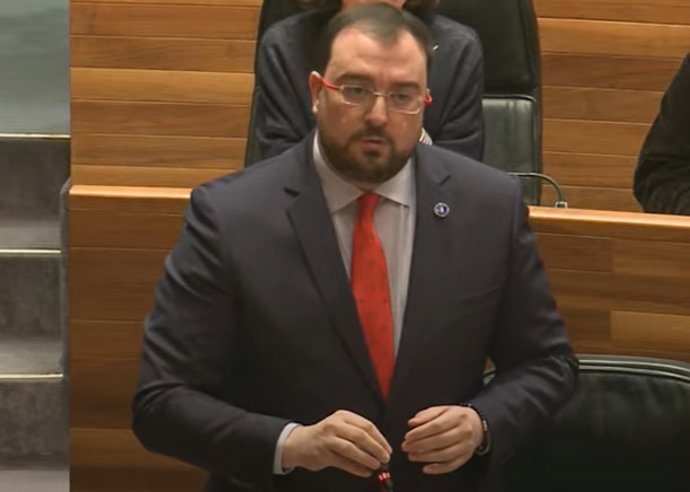 El presidente del Principado, el socialista Adrián Barbón