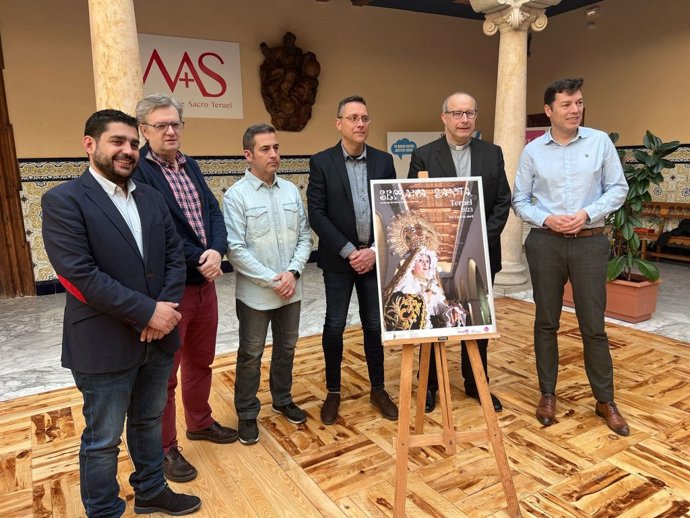 La Cofradía de la Soledad, autora del cartel de la Semana Santa de Teruel.