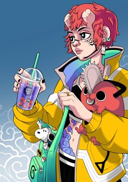 Laura Reyes Fernández, ganadora del Concurso de Carteles del XVII Salón del Cómic y Manga CyL