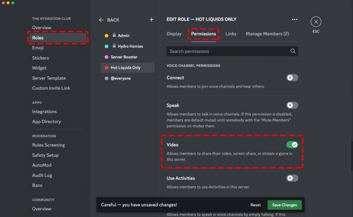 Discord añade la opción de transmisión por vídeo a Stage Channels