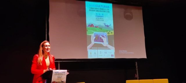 María José Lara durante su intervención