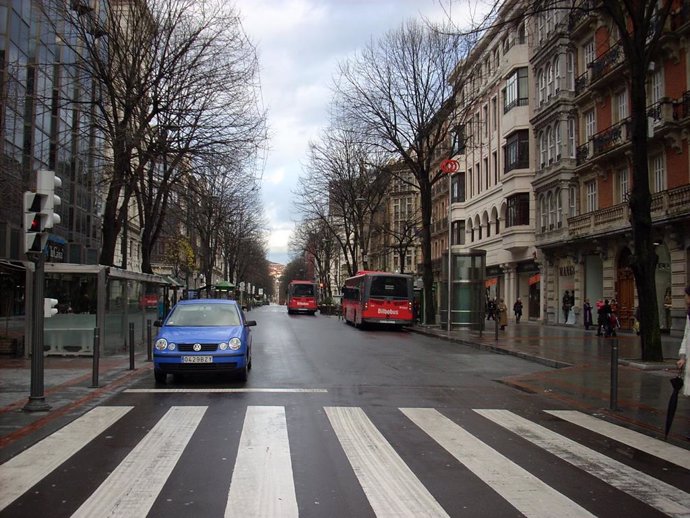 Archivo - Gran Vía de Bilbao