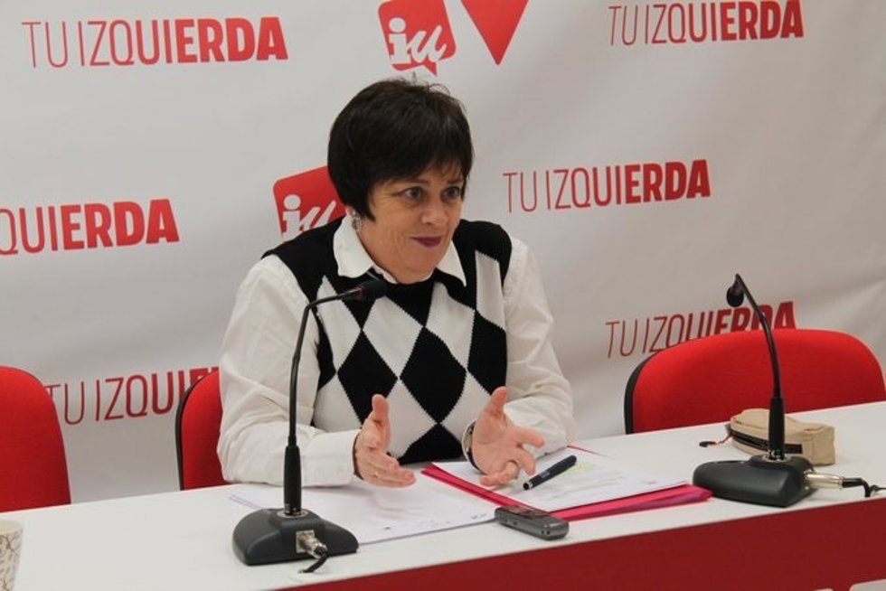 La portavoz de IU, Henar Moreno
